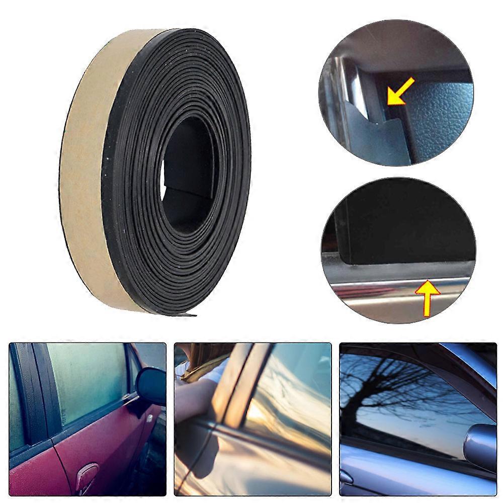 1 Meter Black Universal Car Window Waterproof Protector Auto Rubber Seals Strip for Car Door Glass Window Interior Accessories