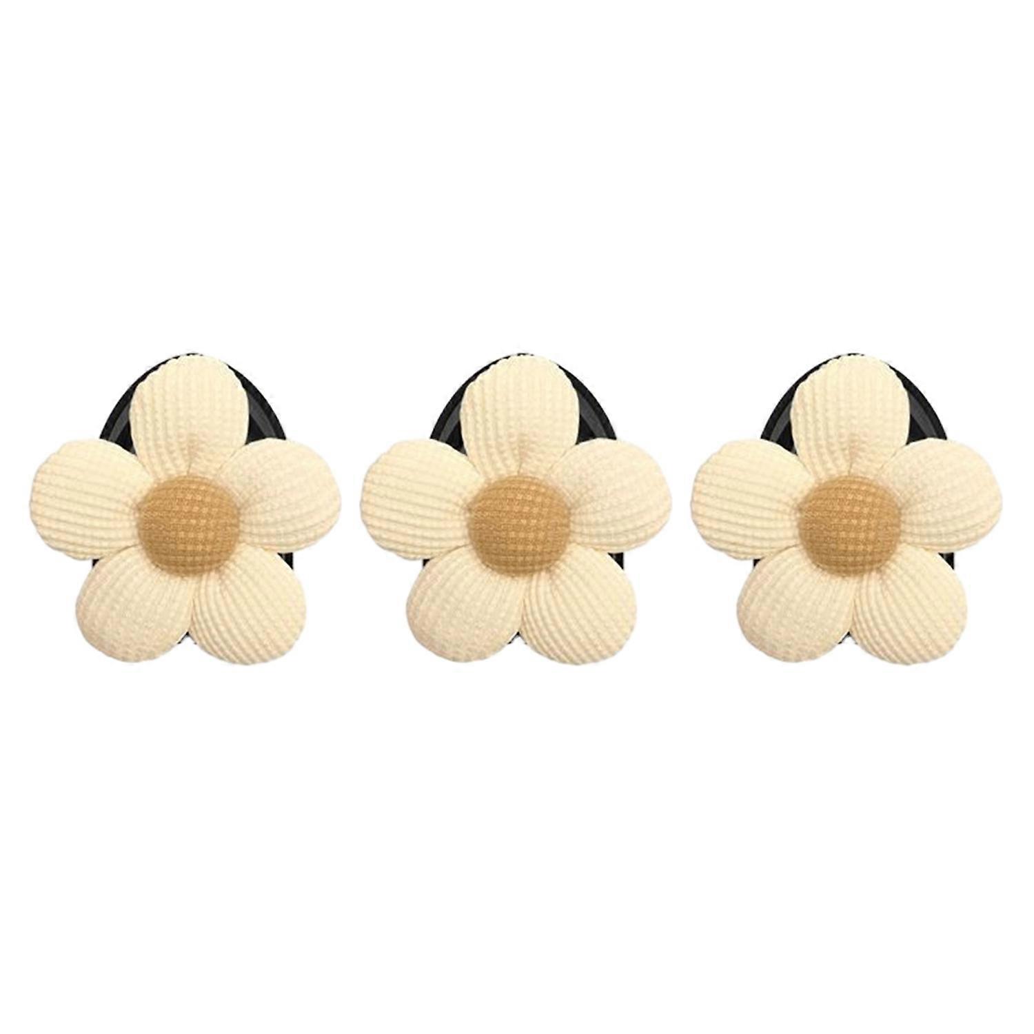 2/3Pcs Sweet Flower Shape Car Mini Hooks Dashboard Backseat Car Hanger Organizer Purse Earphone
