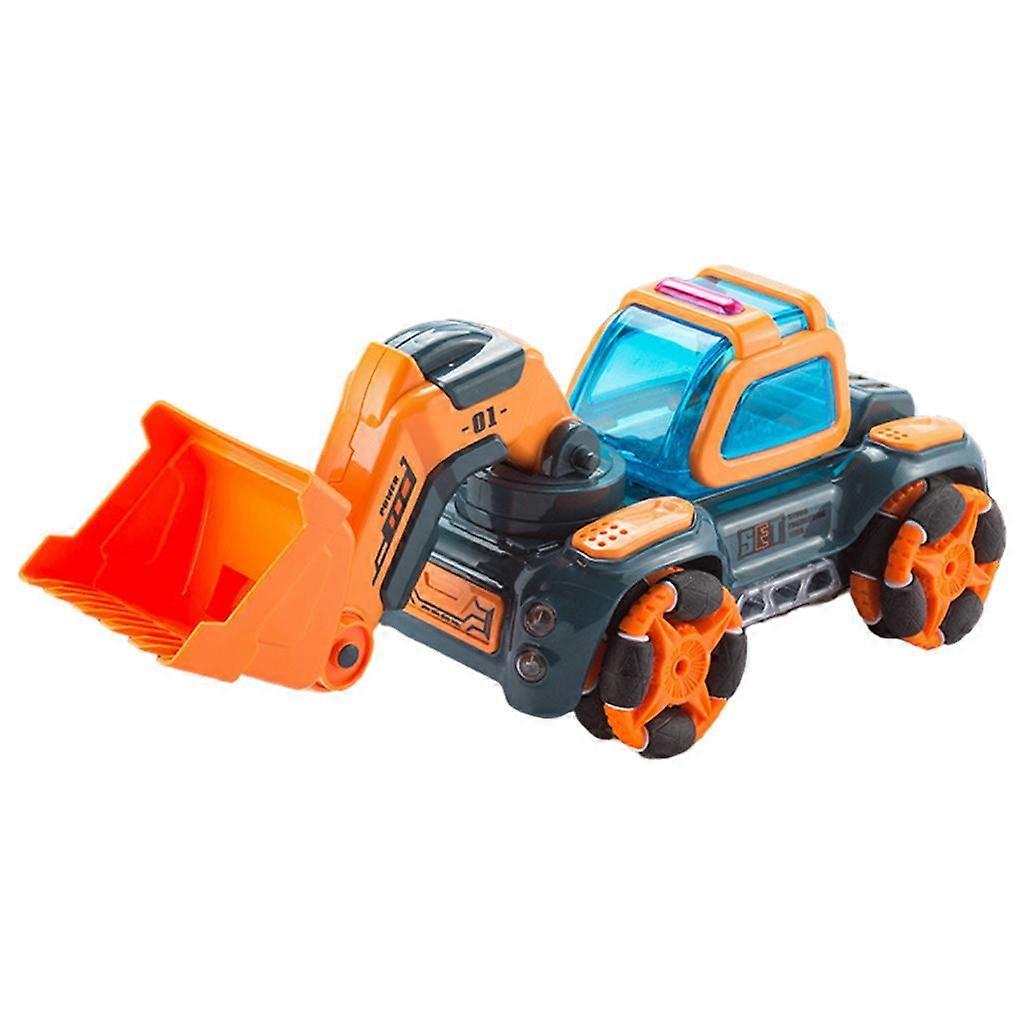 1:16 Engineering Vehicle Educational Model Activity Leker for barn Bulldoser