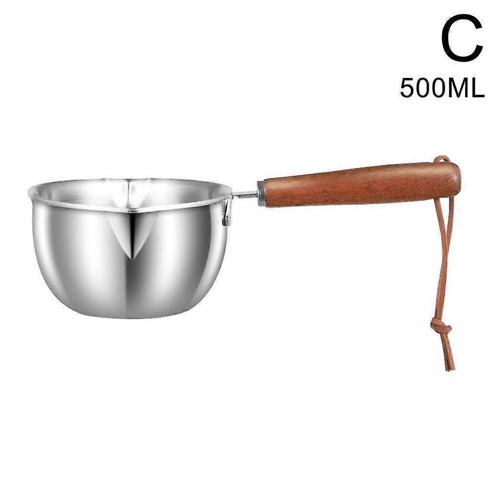 Mini Sauce Pan Cooking Pot Chocolate Melting Pot Stainless Steel with Pour Spout
