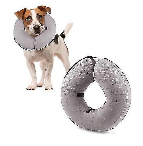 Protective Inflatable Cone Collar For Dogs And Cats Adjustable
