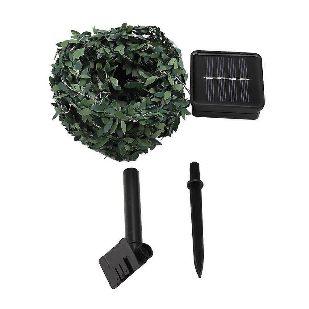 100LED Solar Battery Copper Wire Light Cane Combination Christmas Decorating Lamp String