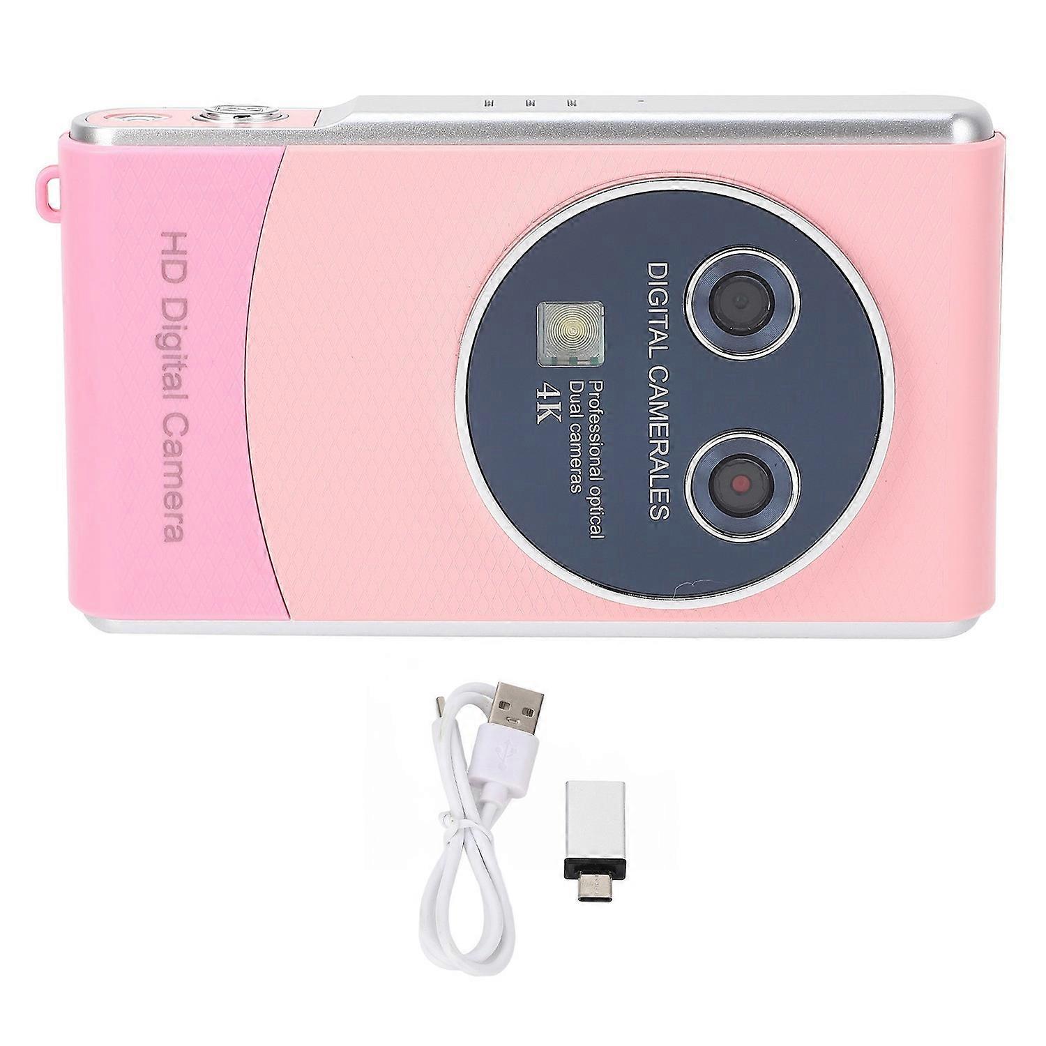 HD Digital Camera 36MP 1080P 18X Zoom Small Portable Dual Cameras Auto Focus Vlogging Selfie for Tra