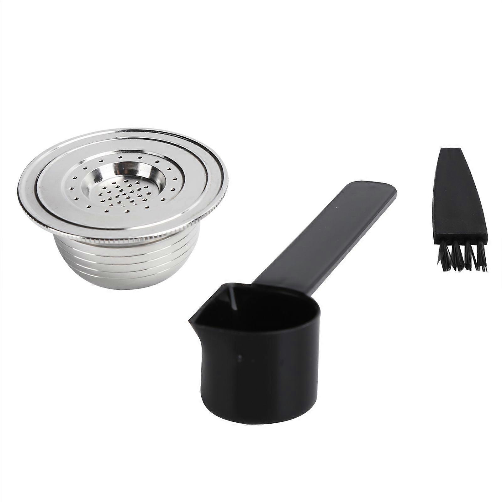 Kit de cápsulas de café com juntas de escova de colher Copo de filtro de café reutilizável para BIALETTI
