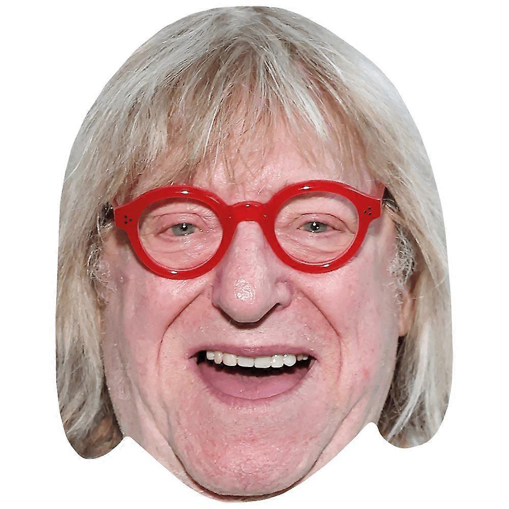 Bruce Vilanch (bril) groot hoofd. Meer dan levensgroot masker.