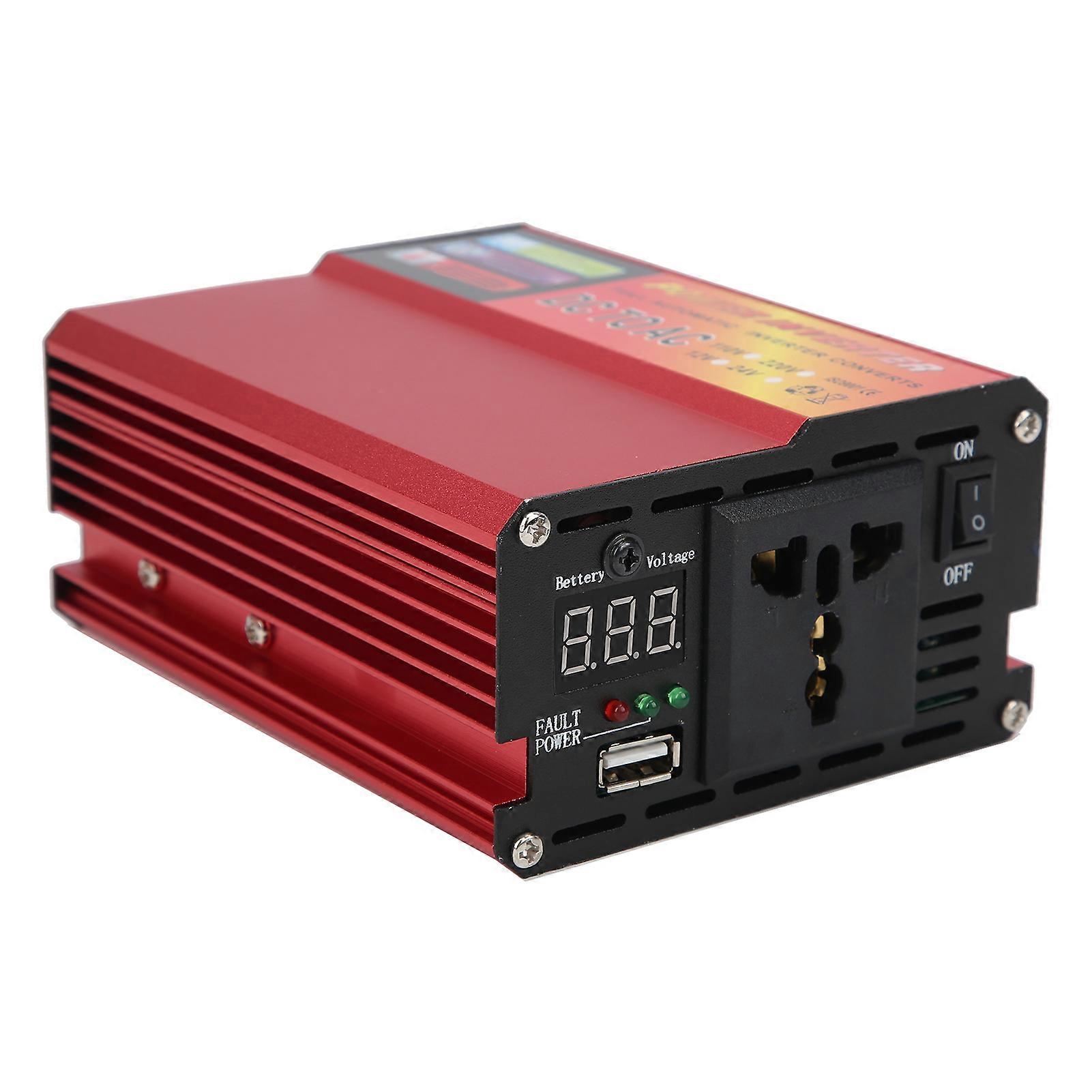 Intelligent Power Conversion: DC12V to AC220V 600W Digital Car Power Converter with LED Display