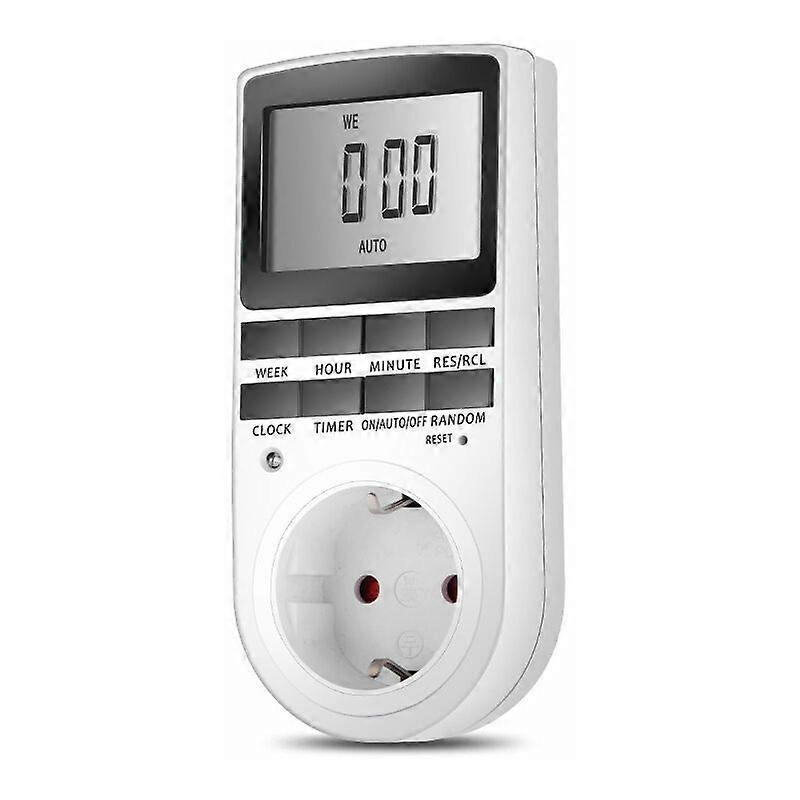 Weekly Digital Timer with LCD Display for Automated Scheduling.