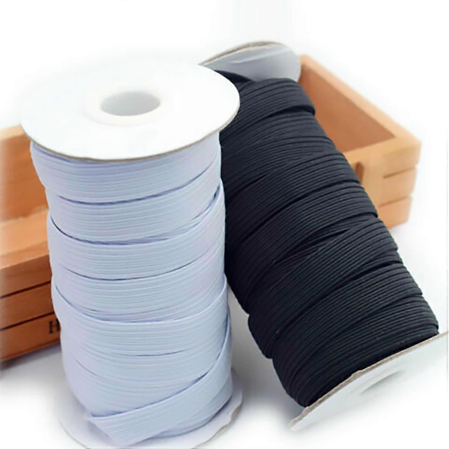 10 meters Sewing Elastic Bands Tailoring Waistbands Flat Cords Sewing Accessories 3~14mm