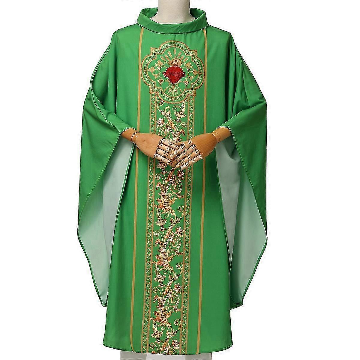 Celebrants Chasuble Mass Vestments Robe Priest Cosplay Costume | Fruugo UK