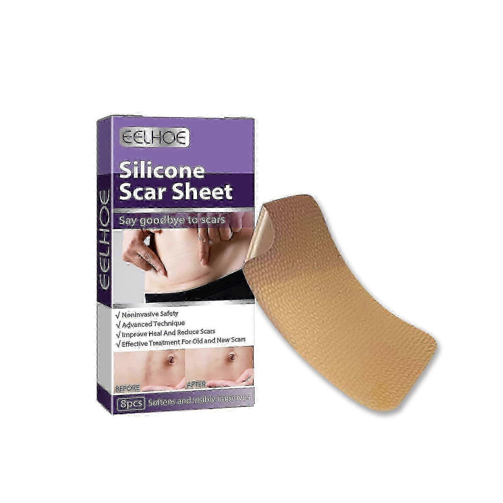 Autocollants de cicatrice en silicone Cicatrices diluées Chirurgie de césarienne Cicatrice Hyperplasie Cicatrice Autocollant de réparation en silicone