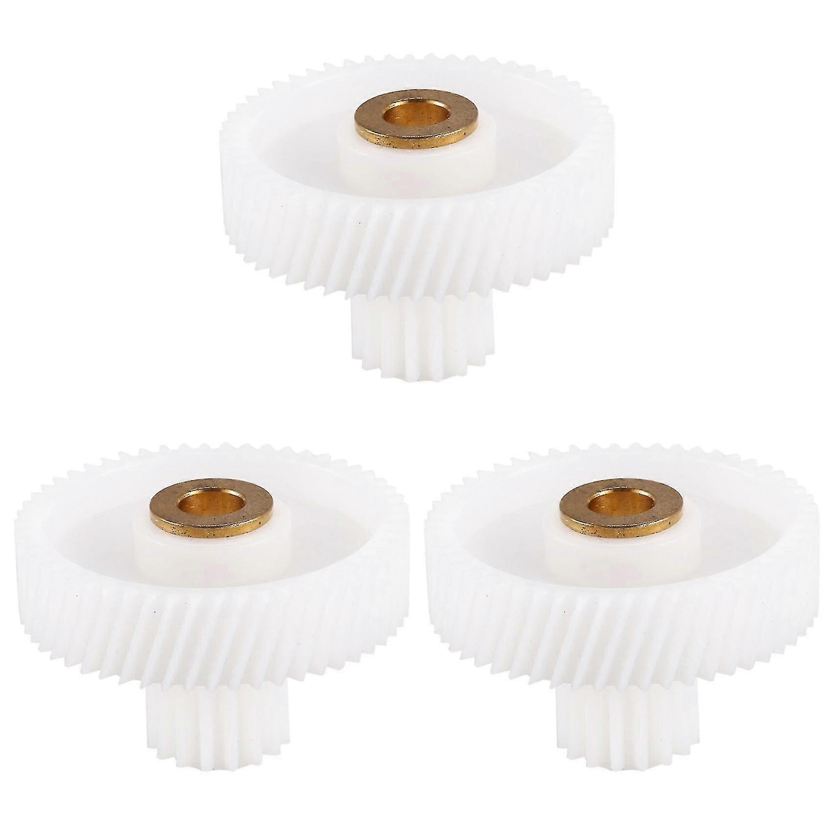 3x Meat Grinder Parts Plastic Gear Parts For Meat Grinder Mg-2501-18-3 Fit Elenberg