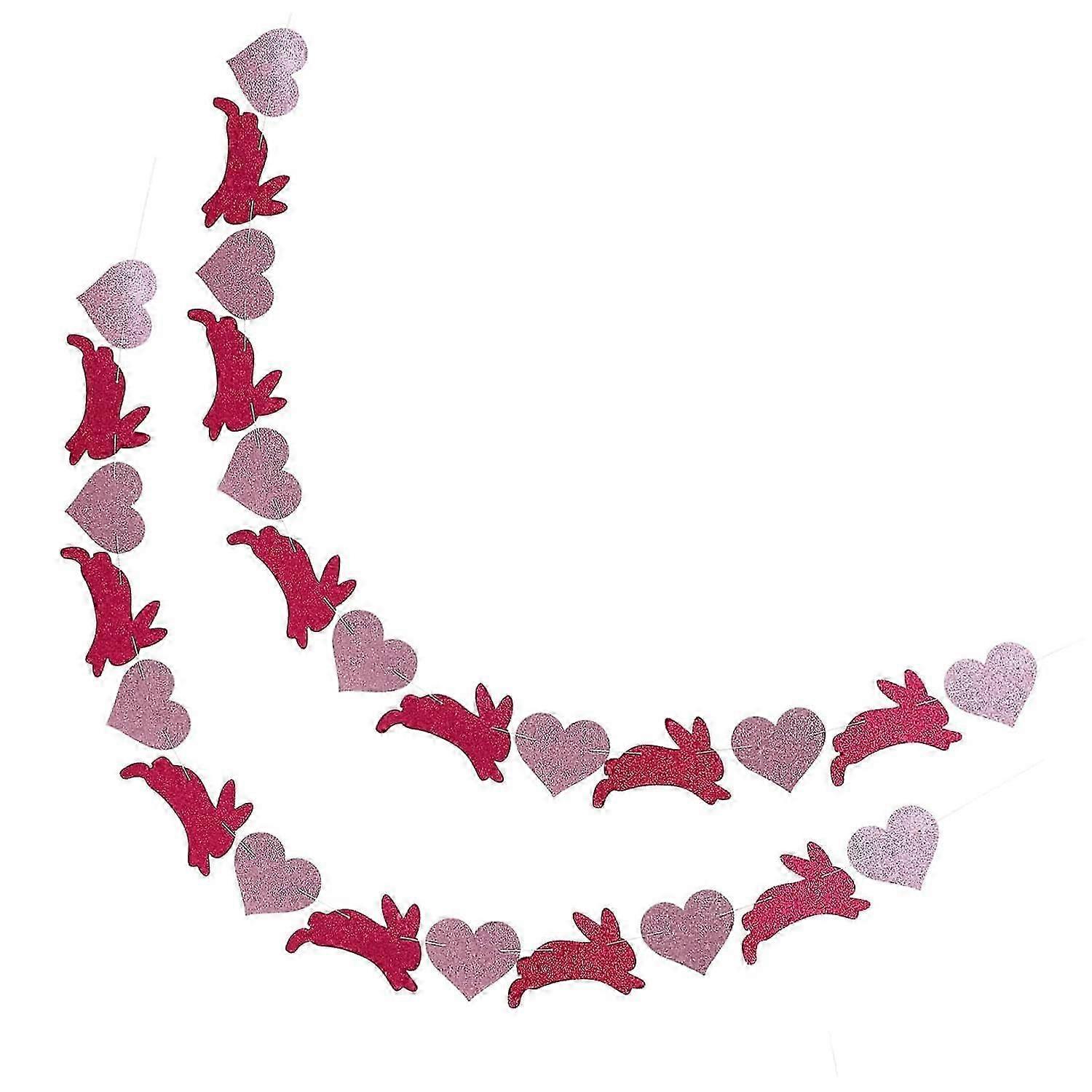 2Pcs Easter latte art paper easter banner easter bunting delicate easter banner hanging banner hanging easter banner easter prop photo banner easter r