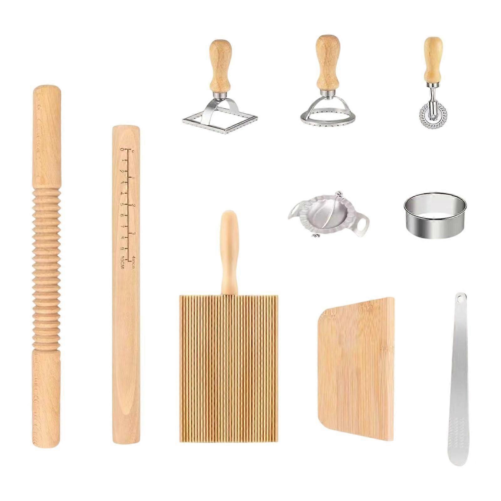 Gnocchi Pasta Maker Rolling Pin Pastas Cutter Kitchen Accessories for Baking