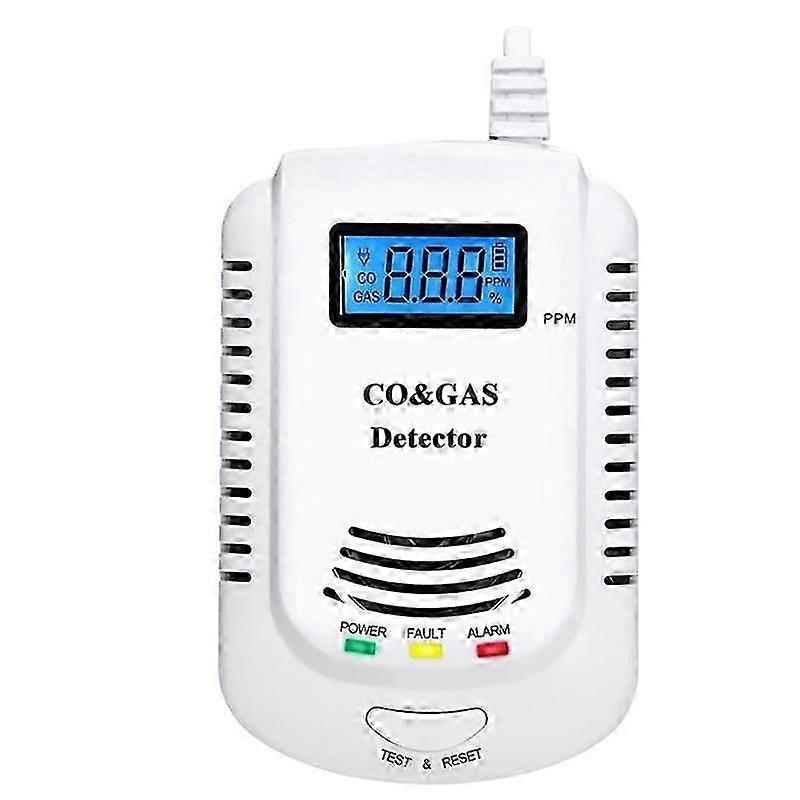 Carbon Monoxide Detector, Gas Detector,gas Alarm Sensor Methane Propane ,gas Leak Detector Eu Plug