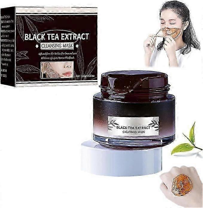 Black Tea Mask, Black Tea Mask Peel Off Face Mask, Black Tea Skinning Peel Off Mask, Black Tea Extract Cleansing Mask for All Skin Types