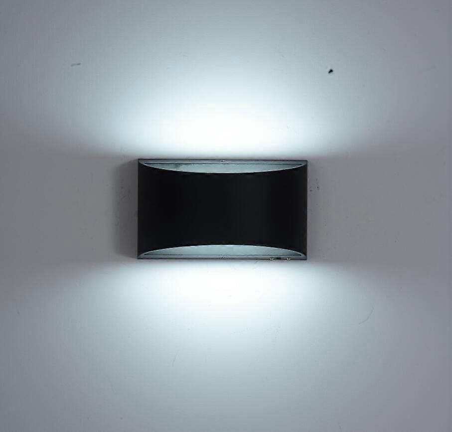 Black wall lamp with adjustable LED lighting, modern 7W wall light