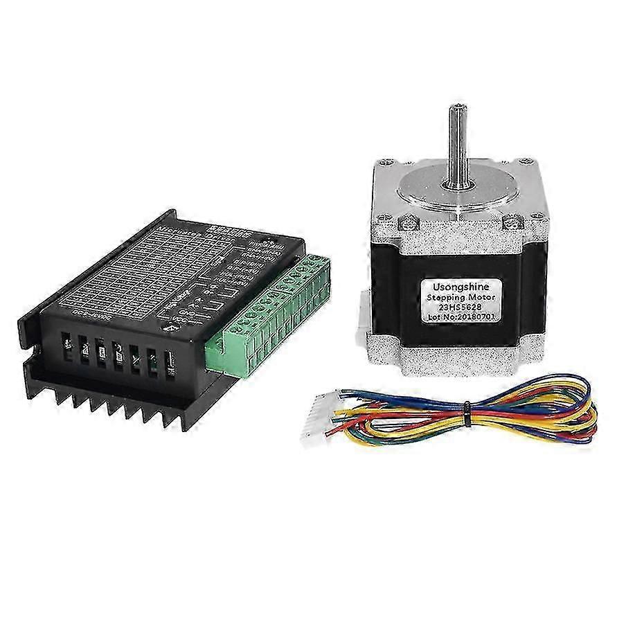 Nema 23 23hs5628 57 Motor 2.8a With Tb6600 Driver Nema17 23 For Cnc And 3d Printer Part Parts(8.0mm