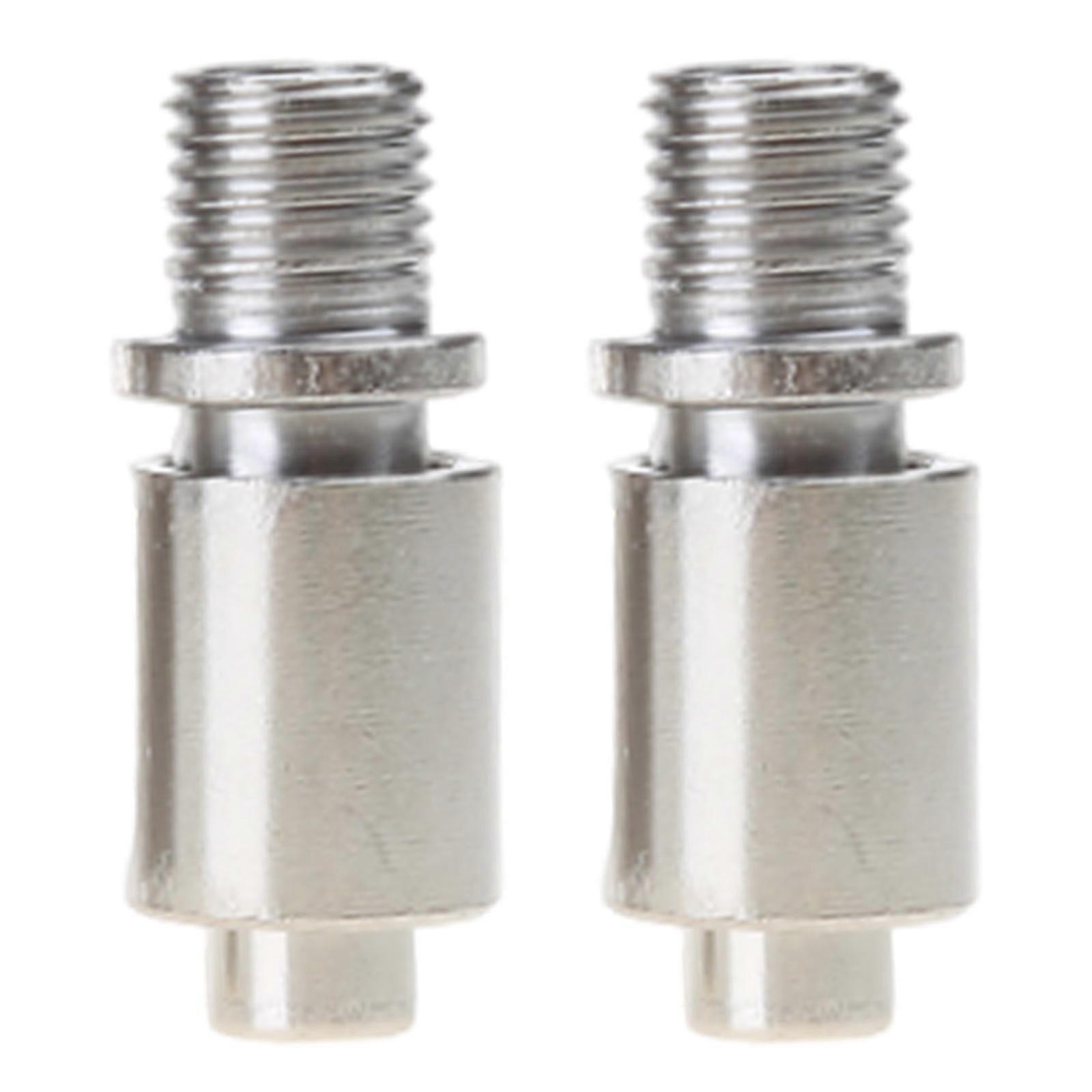 2pcs Electric Guitar Tremolo Arm Socket Whammy Bar Jacks Rocker Socket for Double System Tremolo Bridge System Durable Silver