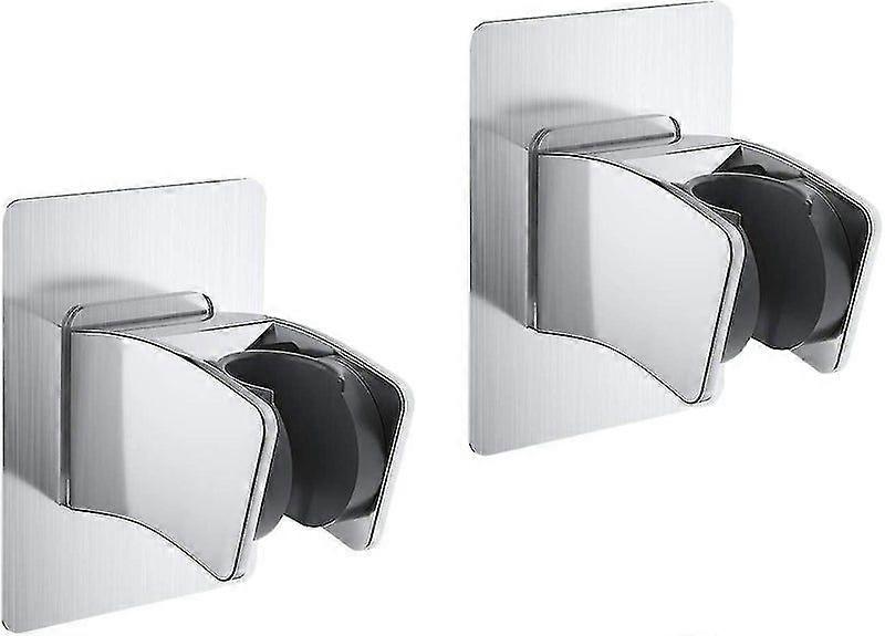Adjustable Shower Head Holder Bracket Set - Non-Drilling, Easy Installation, Universal Compatibility, 2 Pack
