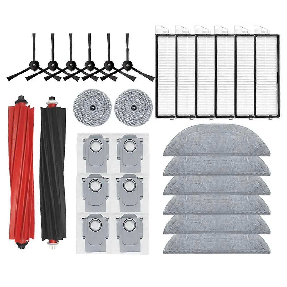 For S8 MaxV Ultra Main Side Brush Mop HEPA Filters Dust Bags