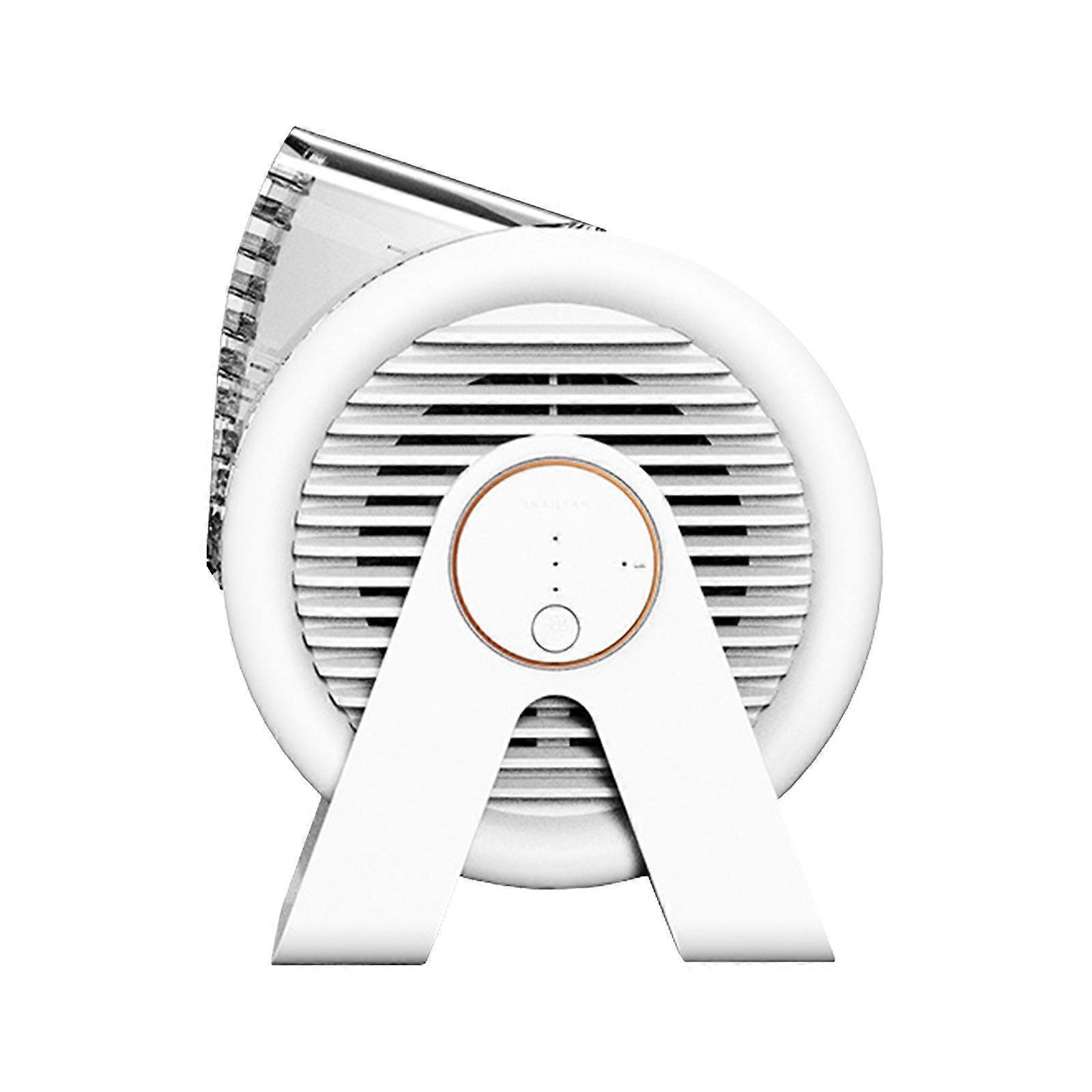 Circulation Fan Desktop Table Plug In Power Rotation Strong Wind Quiet Personal Small Fan For Home Desktop Office Travel Family