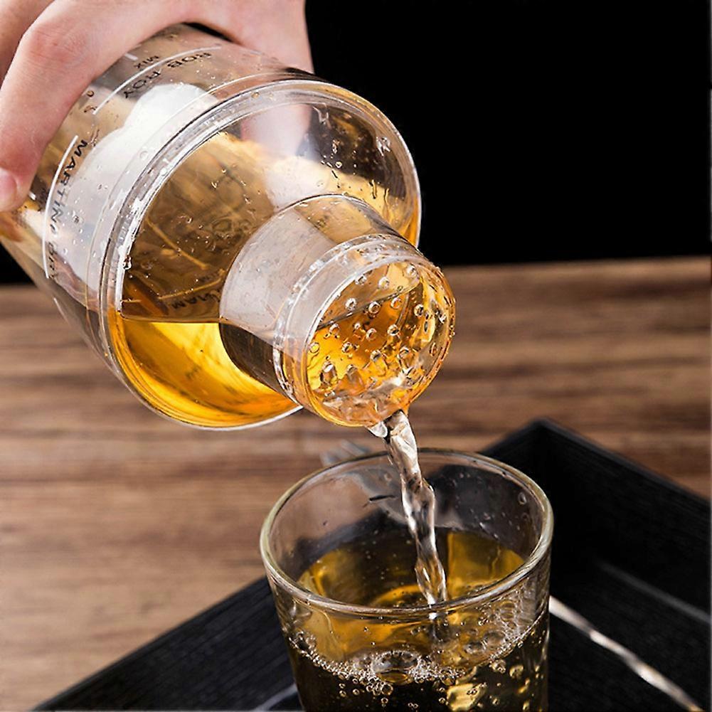 Cocktail Shaker Drink Mixer Mixing Shaking Tool Bartender Bar Accessories with Scale