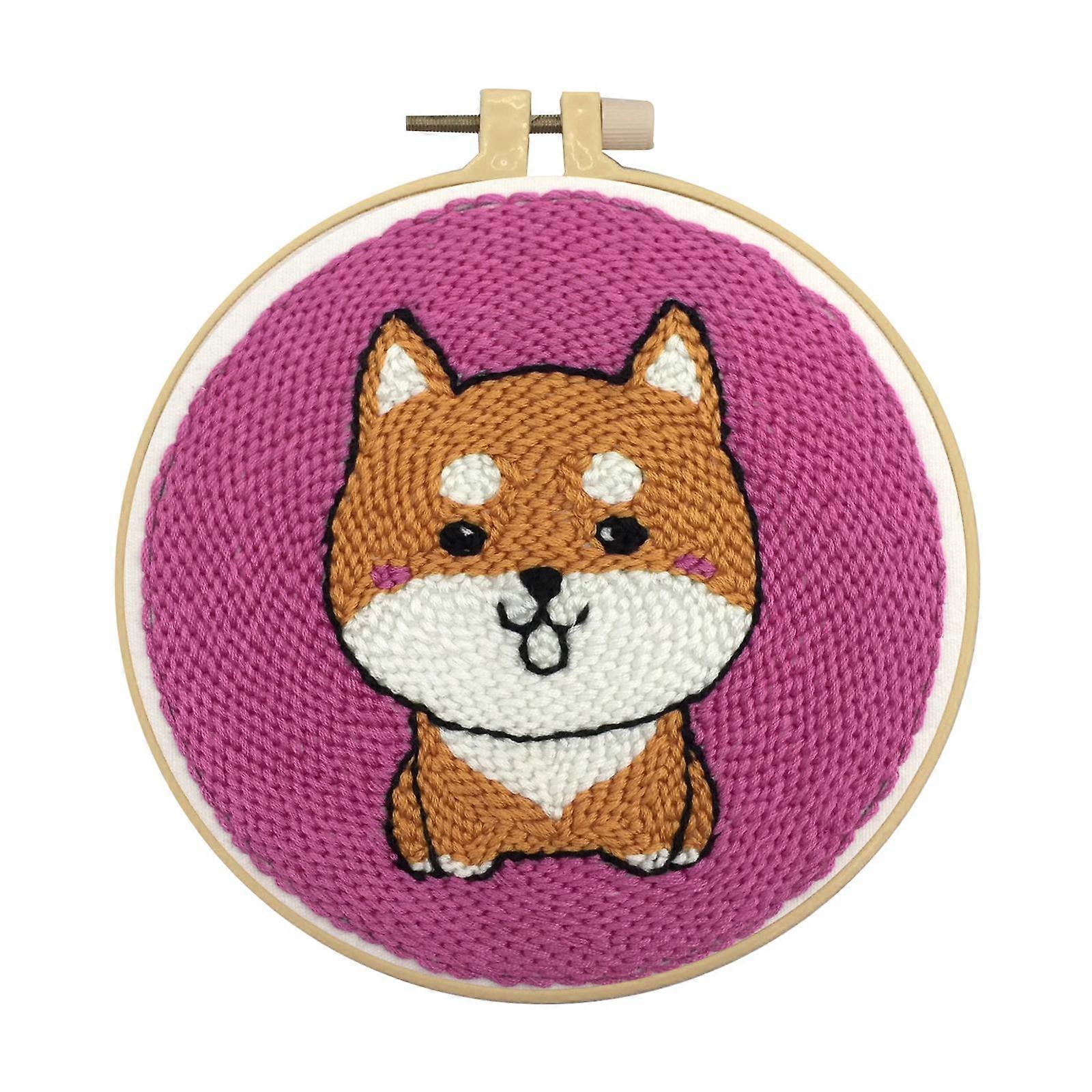 Yarn Punch Stitching Starter Kit Needlecraft Alpaca