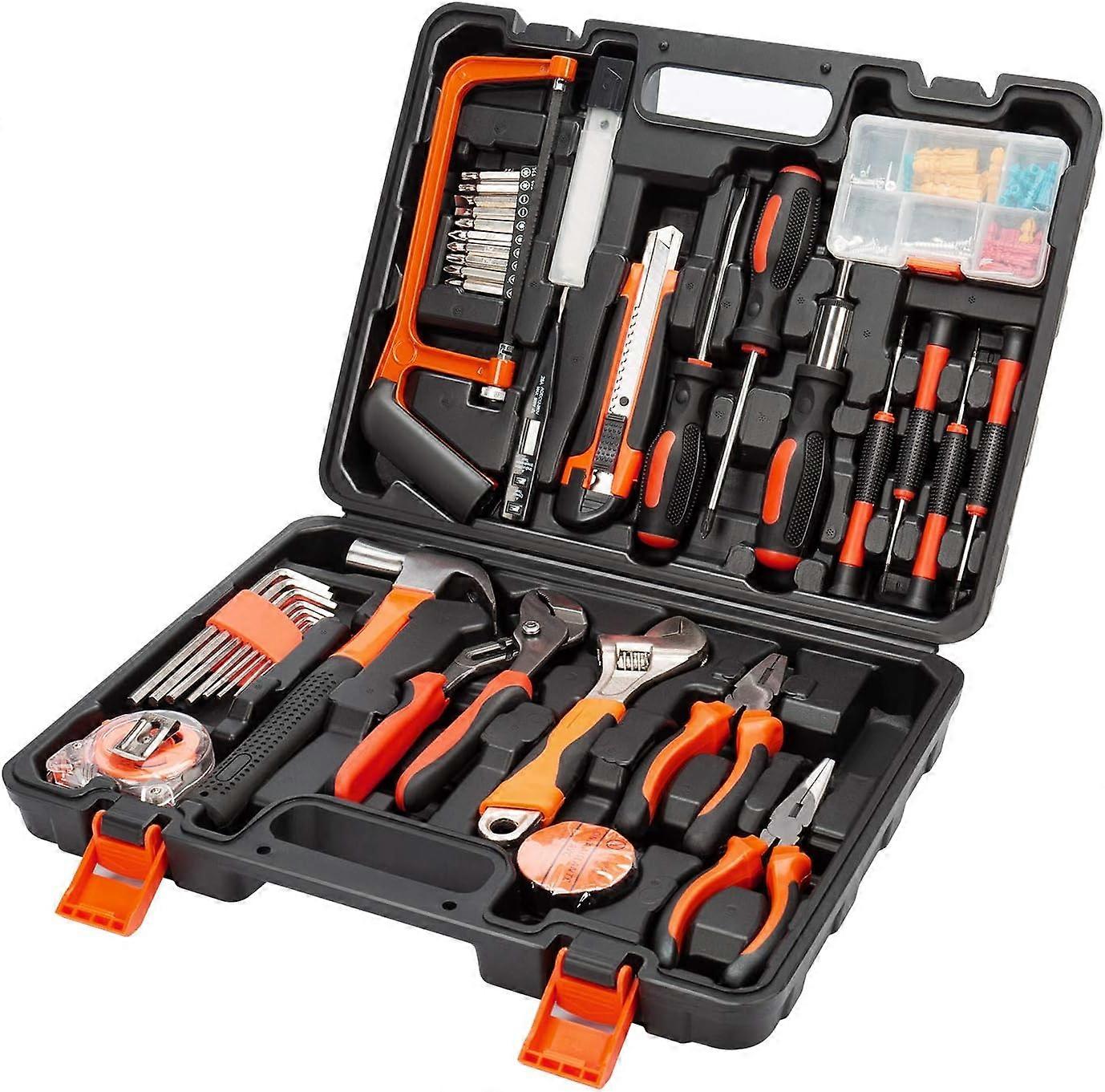 Complete Tool Case 100 Piece Tool Chest DIY Mechanical Tools for Daily Repairs