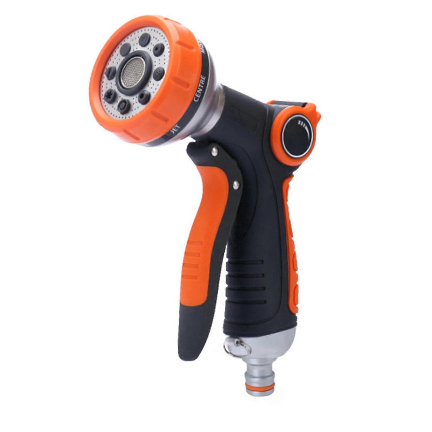Garden Hose Nozzle High Pressure Hose Nozzle Sprayer with 8 Spray Patterns Water Hose Nozzle Hand
