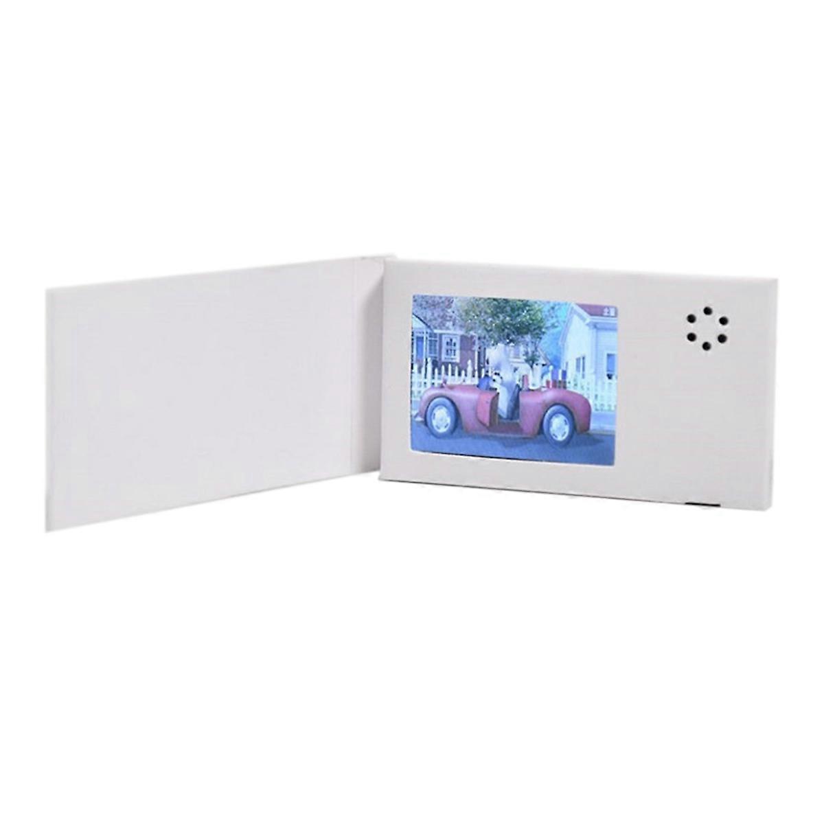 2.4inch Birthday White Video Book Card