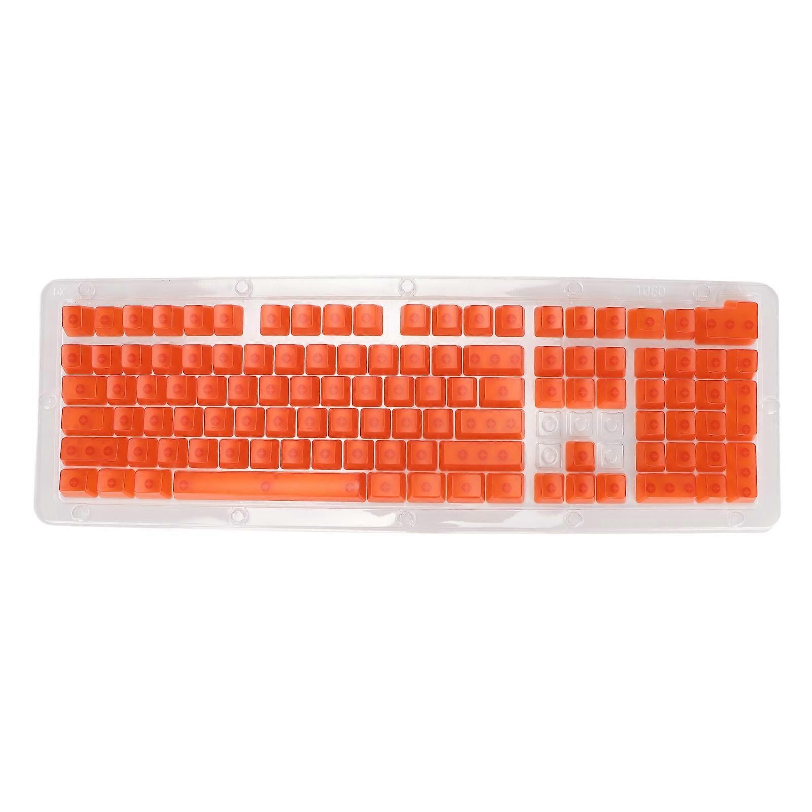 Keyboard Keycaps 108 OEM Height DIY Transparent Matte Keycap for 61/87/104 Key Mechanical Keyboard