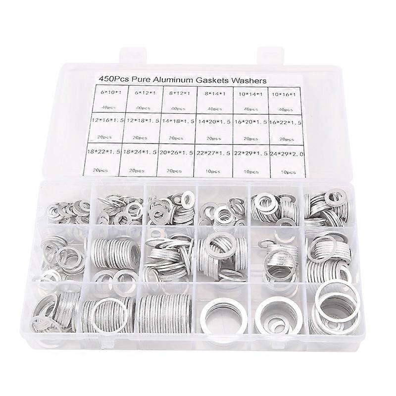 Combinação do anel de vedação de alumínio flat da junta