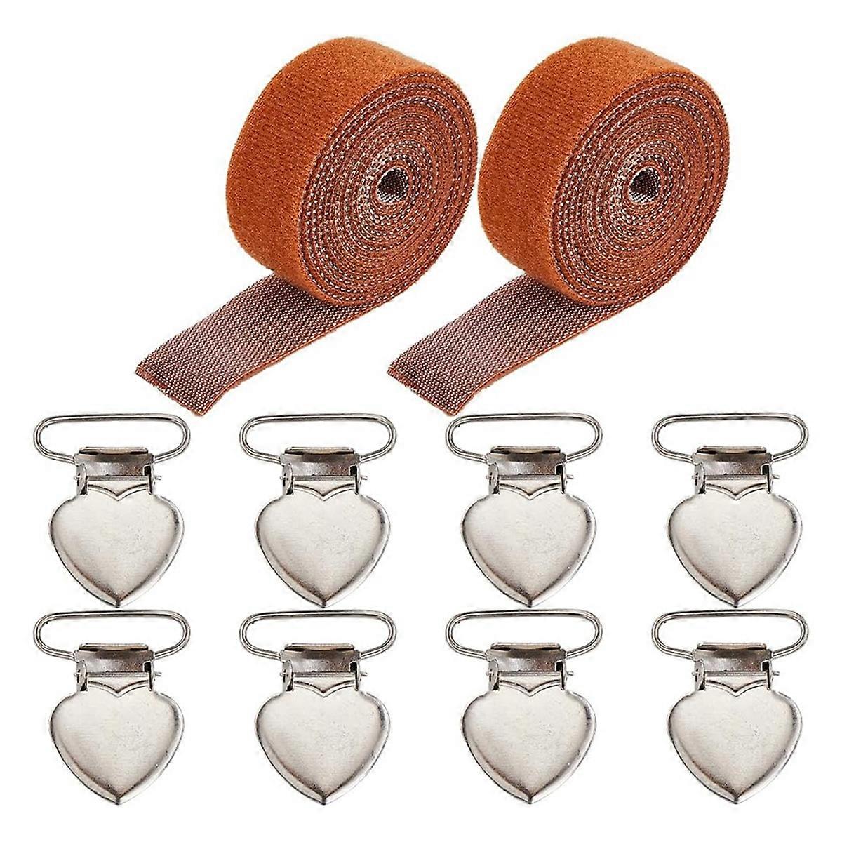 Canvas Elastic Clips Reel Rod Side Tension Clip Set for DIY