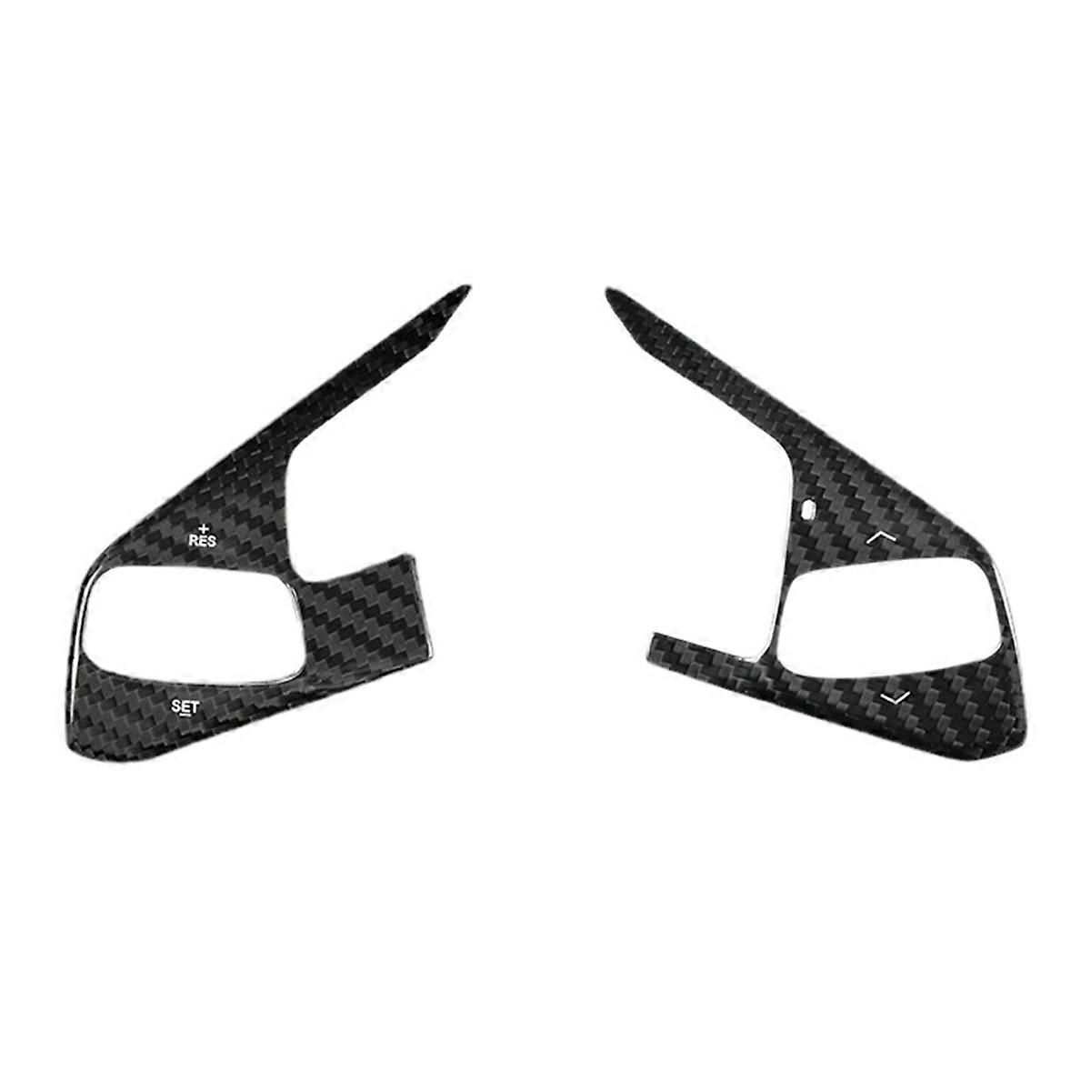 Car Styling Carbon Fiber Steering Wheel Panel Sticker for Chevrolet Corvette C8 2020-2023 Steering W
