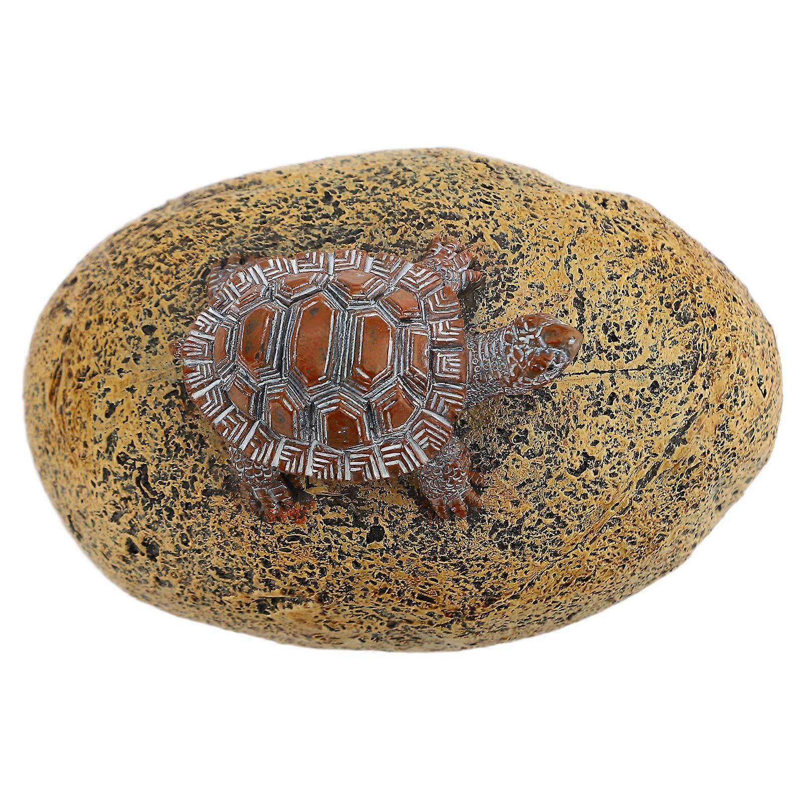 Tortoise Rock Key Hide Box Outdoor Stone Safe 288g 10.16oz