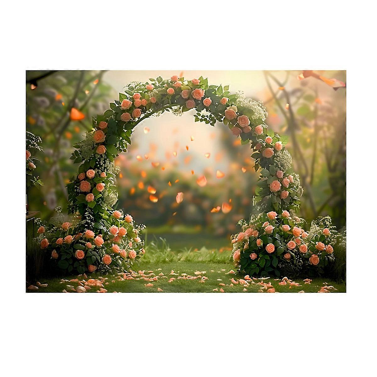 Scenery Wedding 3D Party Holiday Portrait Photography Backdrops,F