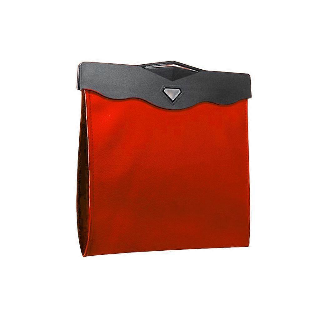 Waterproof Leather Car Garbage Can Multipurpose Garbage Bag for Car Back Seat