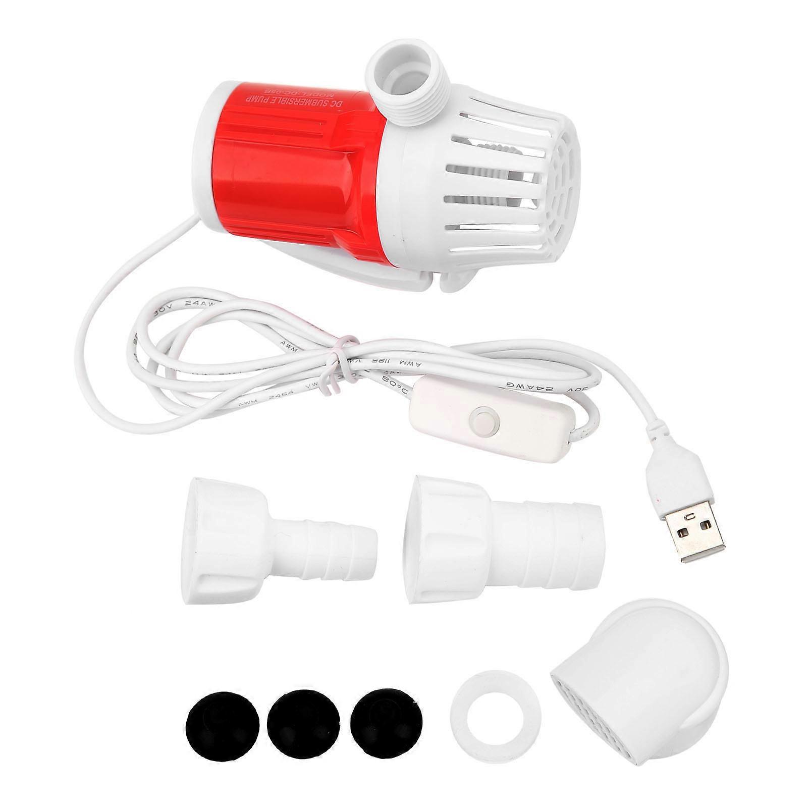 Fish Tank Pump Ultra Quiet Detachable Frequency Conversion Submersible Water Pump