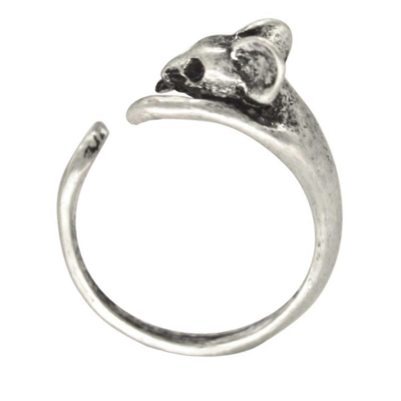 Little Mouse Ring, The New Alloy Mouse Opening Ring Is Adjustable PUW1810