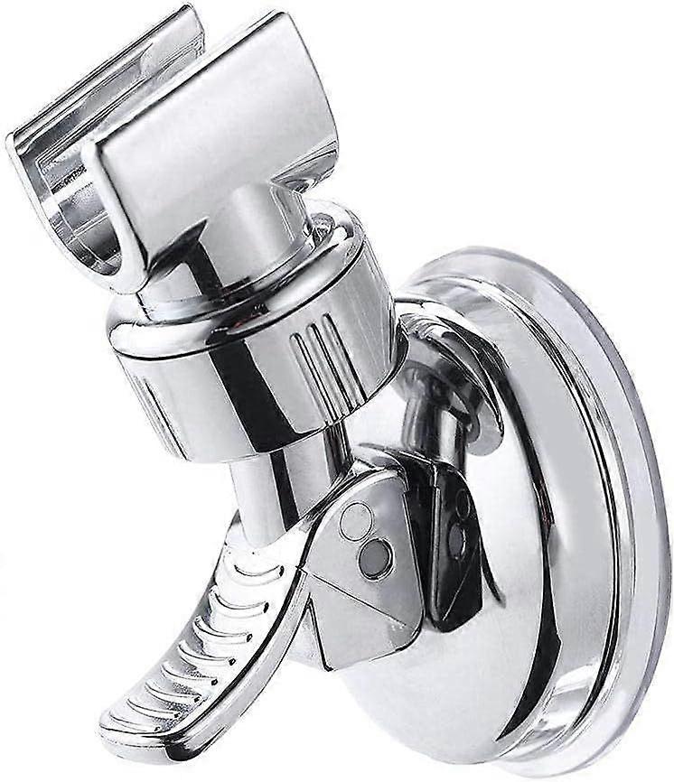Adjustable Shower Head Holder - Suction Cup Handheld Shower Bracket (Silver-1pcs)