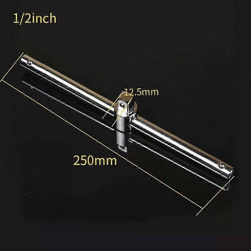 Multi-function 1/4 3/8 1/2 Drive Sliding T-bar 115-250mm HCS Socket Drive T-handle Breaker Bar