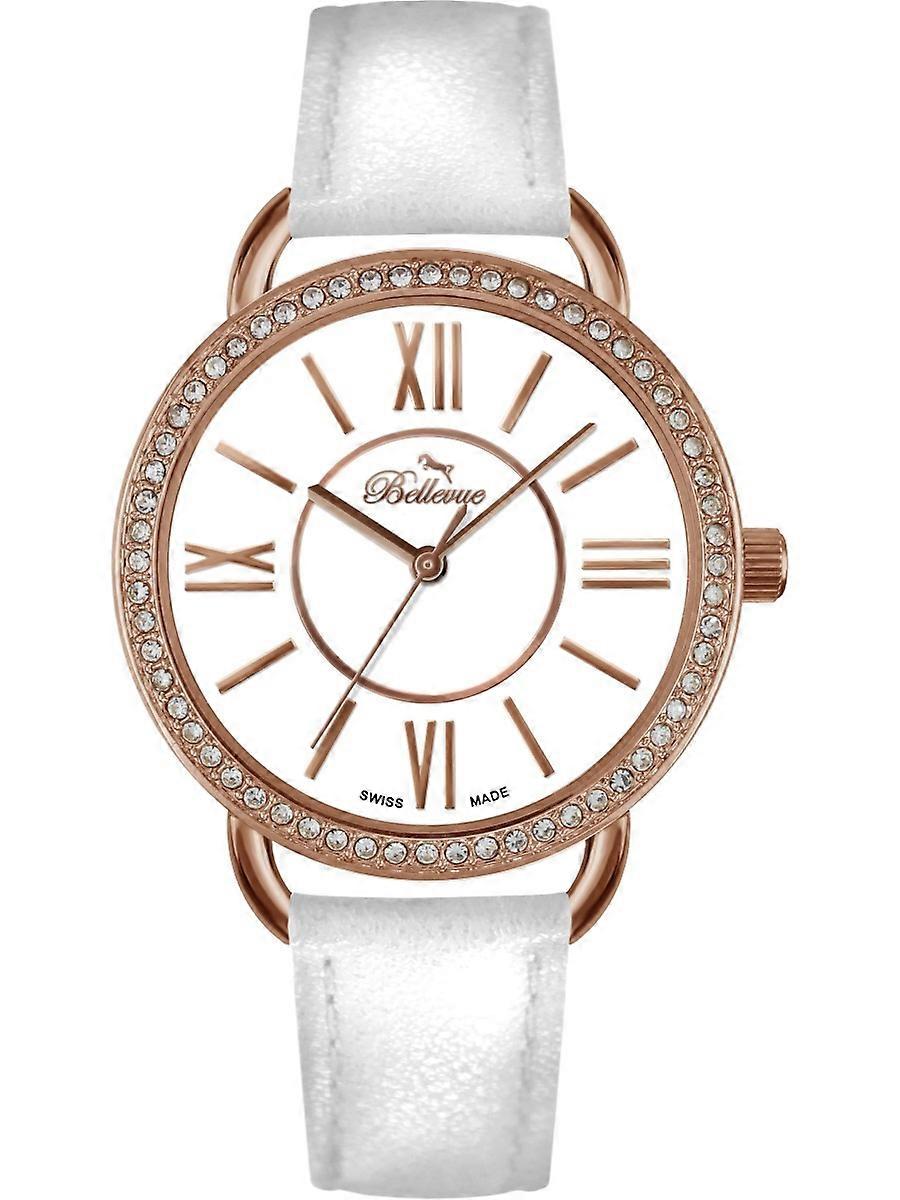 Bellevue Vit Metall A66 Damklocka