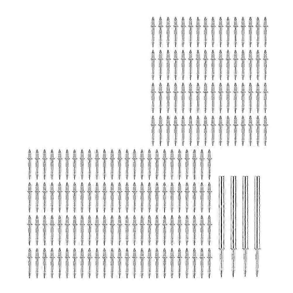 Aodai 400pcs Steel Nails Double-Headed Nails Seamless Nail with Double-Headed Base ThreadConcrete Na