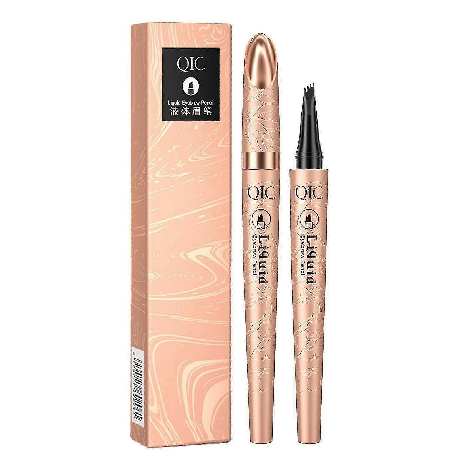Crayon à sourcils Microblading Crayon à sourcils Contouring Pen 4 Stylo à sourcils à pointe Fine Microblading Crayon à sourcils naturel 4ML