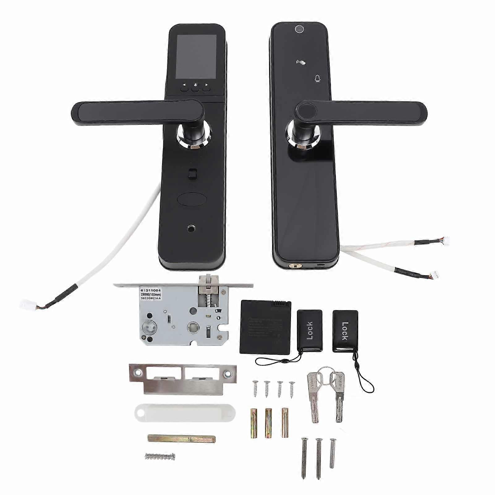 Keyless Entry Video Smart Door Lock - Face Recognition, Fingerprint, Remote Control