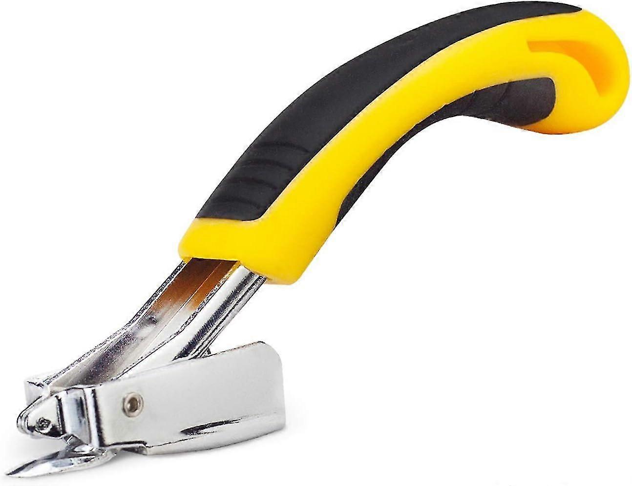 One Piece Stapler Remover, With An Ergonomic Handle For Removing Various Nails From Furniture, Floors, Wooden Boxes, Photo Frames, Carpets, And Other