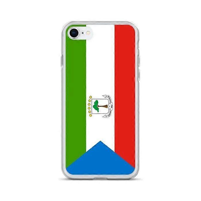 Phone case - PIXELFORMA - Equatorial Guinea Flag - Compatible with iPhone 8 - Flexible - Shockproof