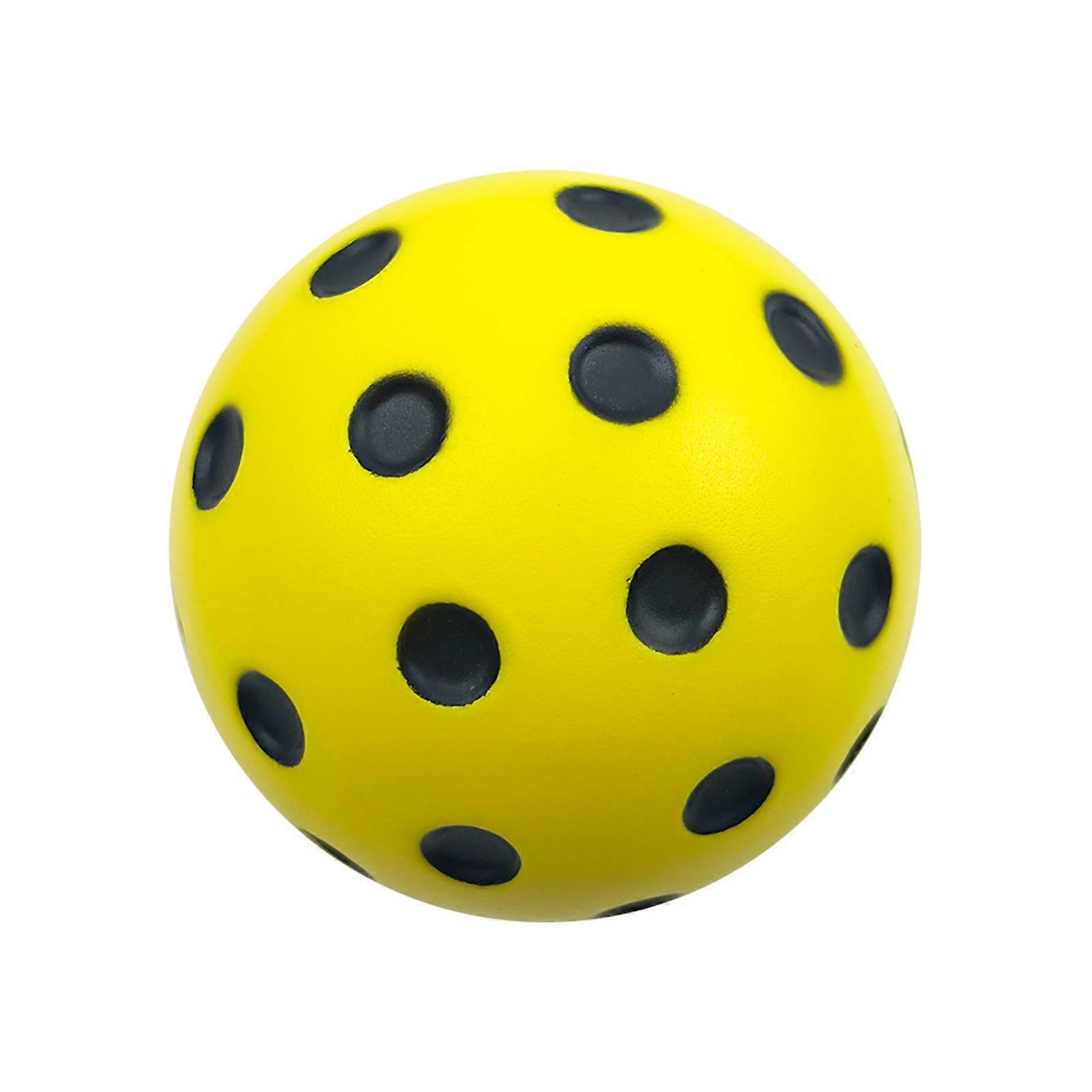 Quiet Foam Pickleballs Bounce Ball Noise Reducing Soft Pickleballs Accessories for Pickleballs Training Enduring  Yellow