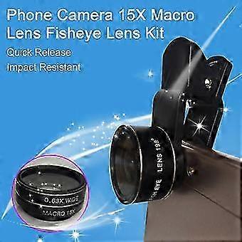 1 Wide Compatibility Phone Wide-Angle Macro Lens Telephoto Zoom Lens Set Phone Camera Lens Shockproof Quick Release Impact Resistant Portable