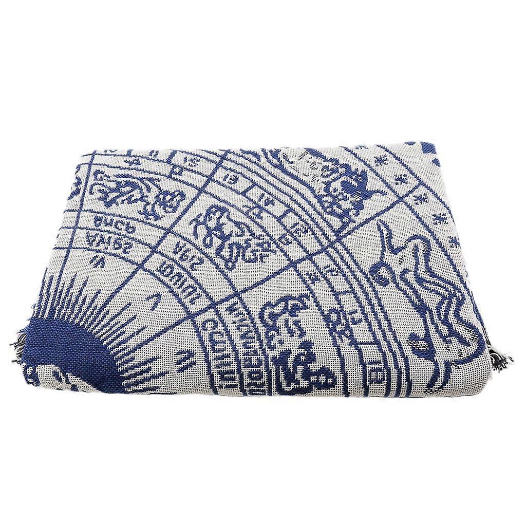 Jacquard, weicher Sofaüberwurf Baumwolle Sessel Bettdecke -